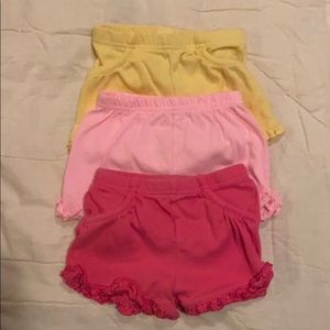 Three pairs of shorts